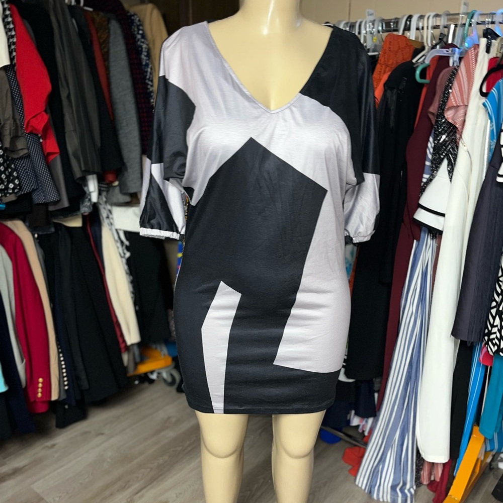 Chicme colorblock tunic - L
